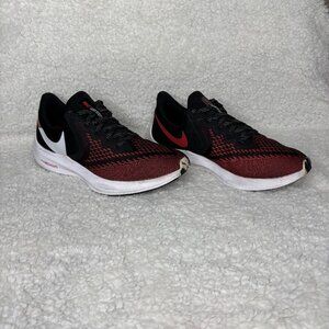 Nike Zoom Winflow Athletic Running Sneakers Size 10 AQ7497-010 Red Black White